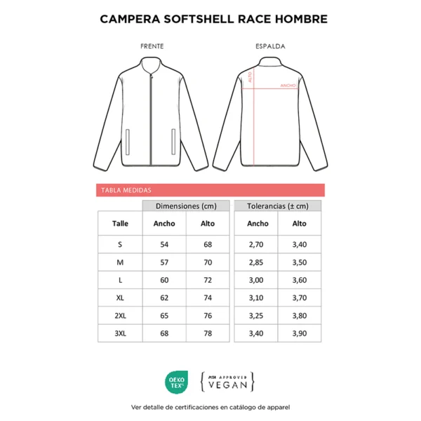 Campera Softshell Race Hombre - Image 2