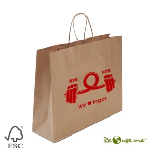 Bolsa Kraft 43x12x32